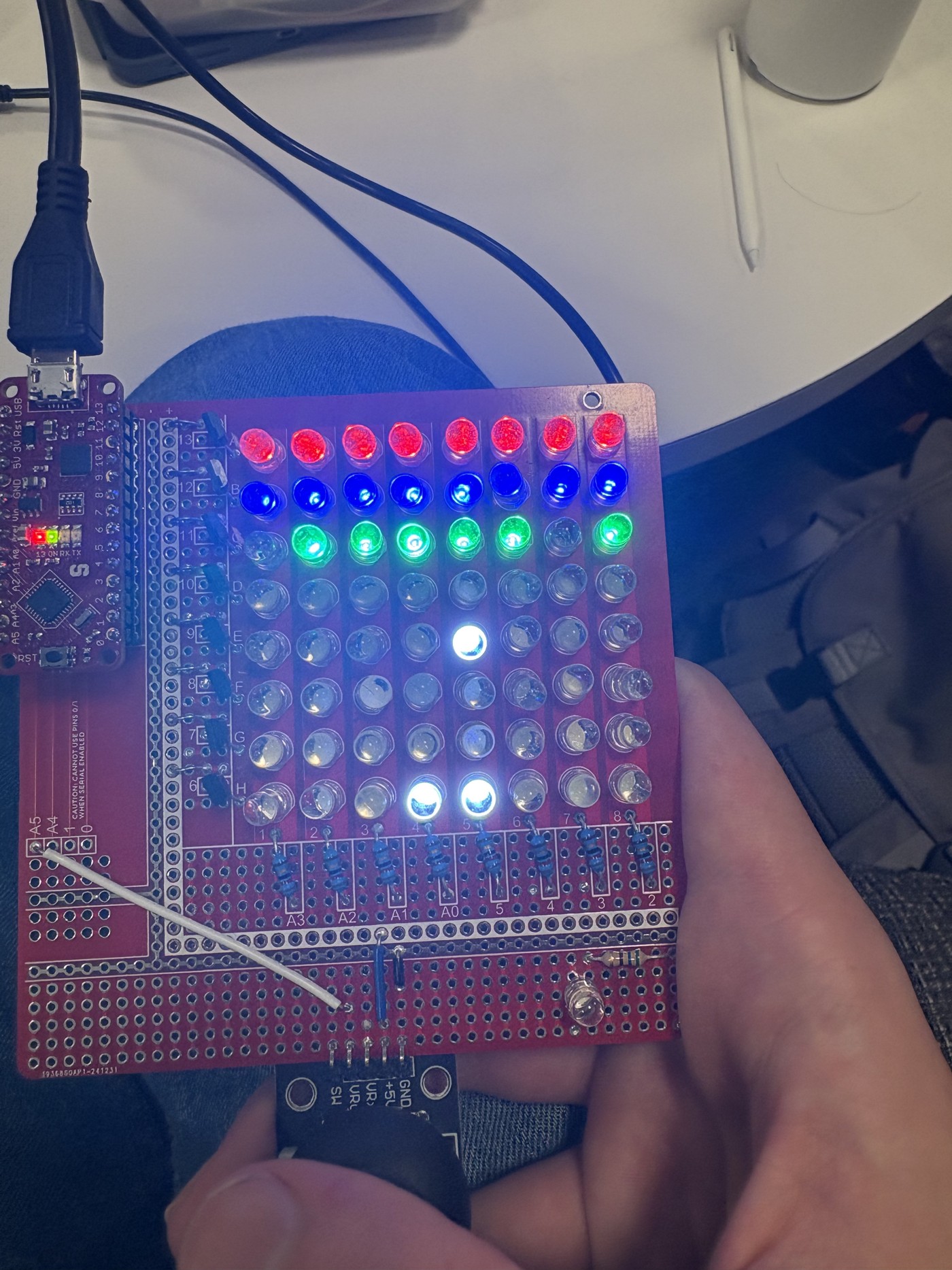 LED matrix, full board